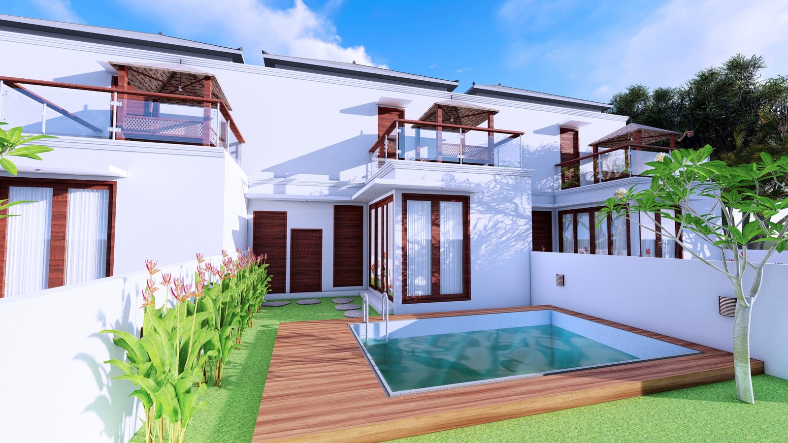 design 3D rumah bali